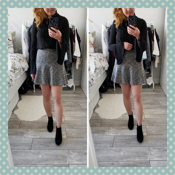 3/$30 - Forever 21 Black Bow Blouse - Picture 1 of 8